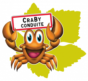 Logo sans fond craby conduite